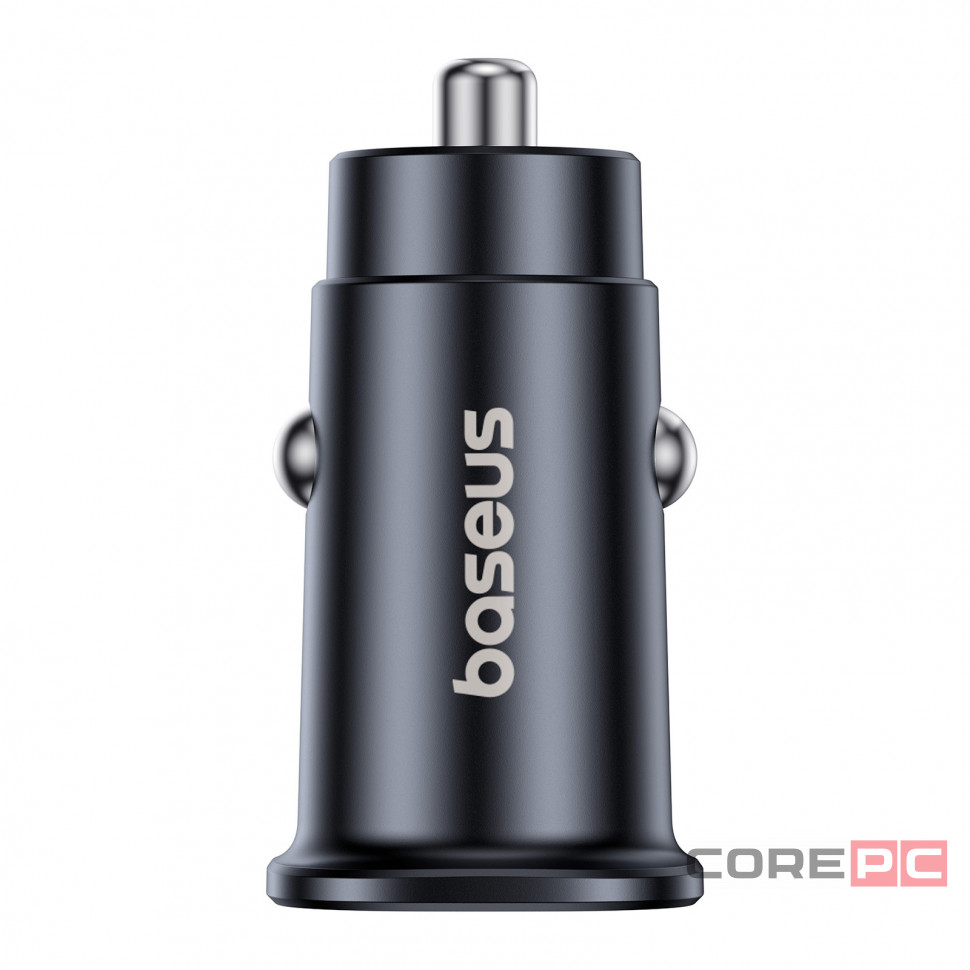 Автомобильное заряд. устр. Baseus GoTrip 1USB/1C 30W (C00072300123-00) черное
