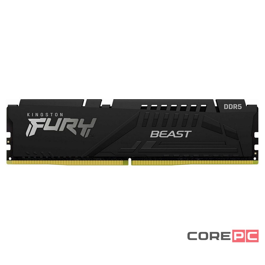 Оперативная память 32 Gb 6400 MHz Kingston FURY Beast Black (KF564C32BBE-32)