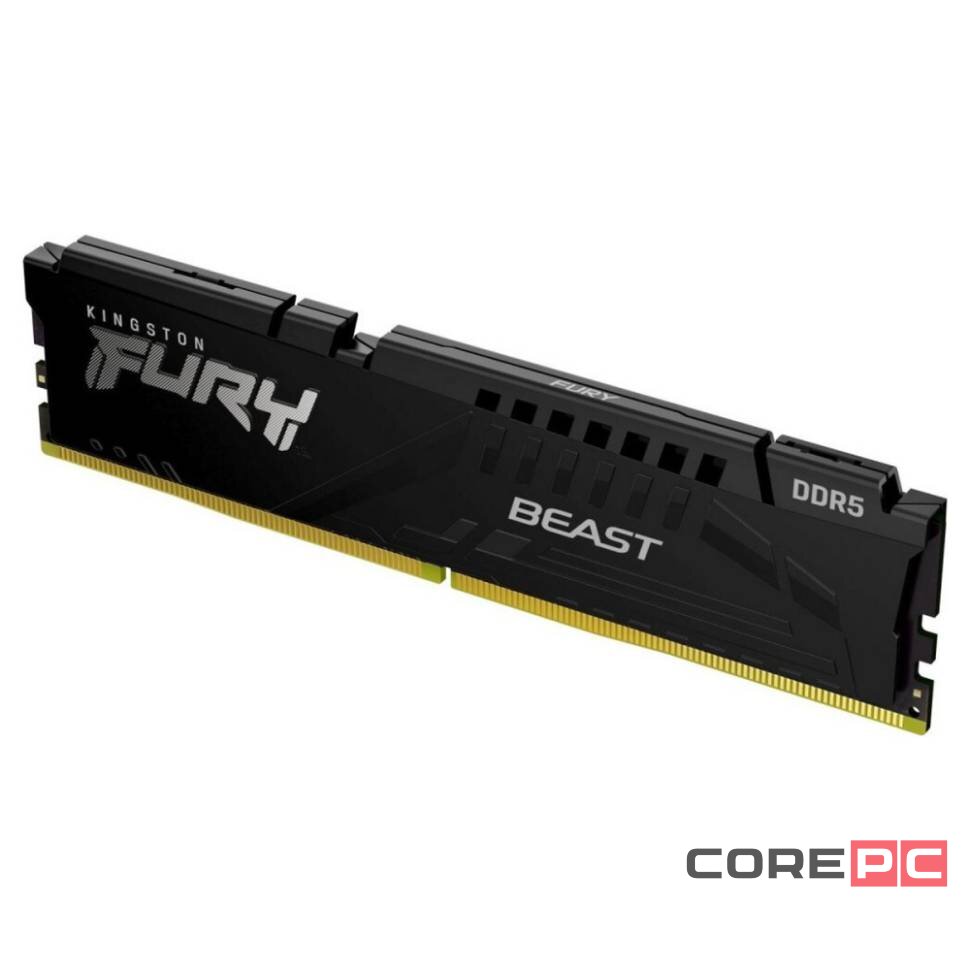 Оперативная память 32 Gb 6400 MHz Kingston FURY Beast Black (KF564C32BBE-32)