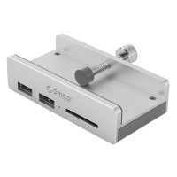 USB-хаб Orico MH2AC 2xUSB3.0/SD серебристый