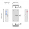 USB-хаб Orico MH2AC 2xUSB3.0/SD серебристый