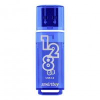 3.0 USB флеш накопитель Smartbuy 128GB Glossy Dark Blue (SB128GBGS-DB)
