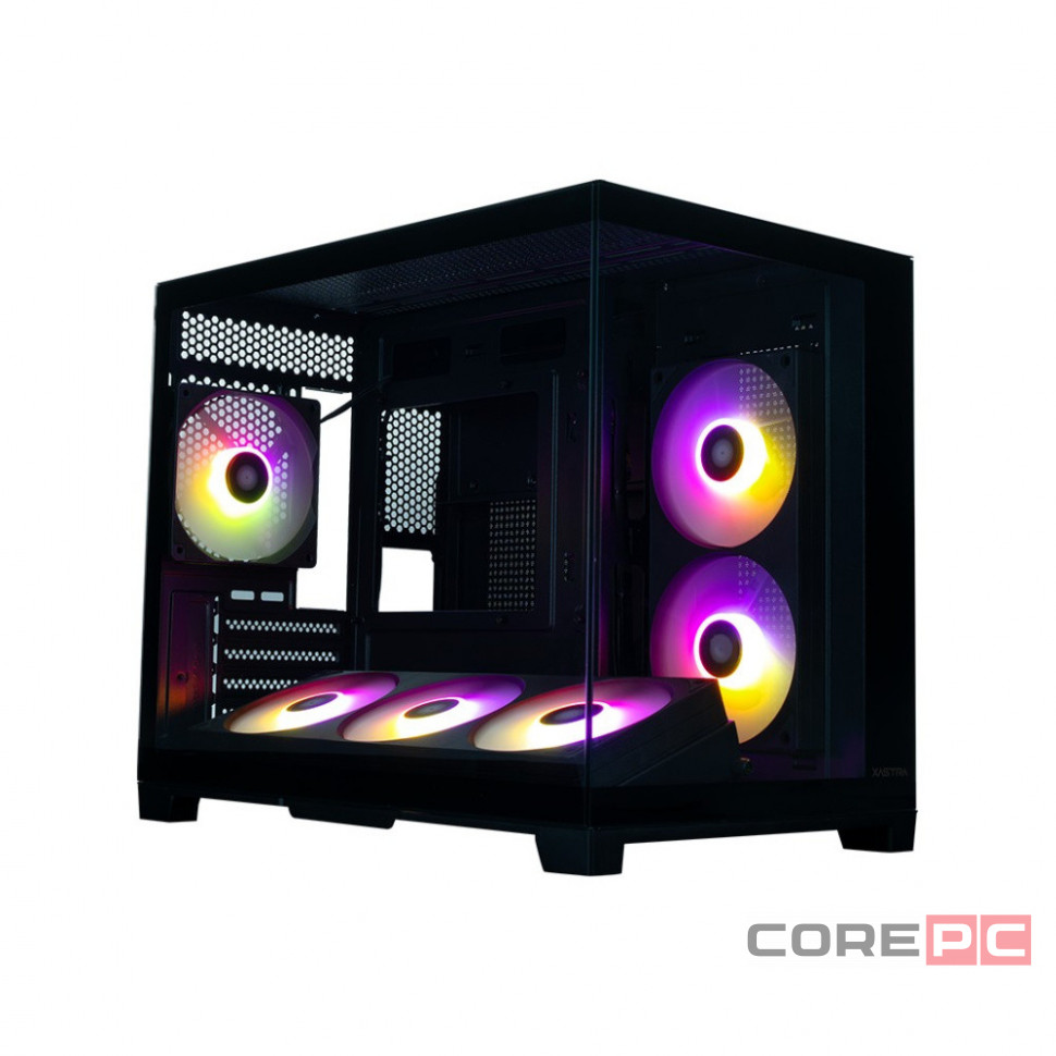Компьютерный корпус XASTRA QW500M 6ARGB-FC-C6-UC Black (QW500M-1FA36A-1FA24A-1FC1)