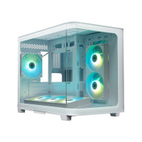 Компьютерный корпус XASTRA QR500M 6ARGB-FC-C6-UC Curve Glass ARGB White (QR500M-1FA36A-1FA24A-1FC1)