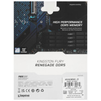Оперативная память 32 Gb 7600 MHz Kingston FURY Renegade Silver/Black (KF576C38RSK2-32)