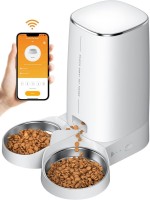 Умная кормушка для животных Xiaomi Rojeco 4L Automatic Pet Feeder WIFI Version Double Bowl (белая)