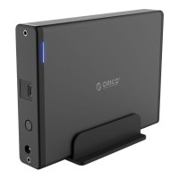 Внешний корпус для HDD/SSD Sata 3.5 Orico 7688C3 USB-C3.1 черный