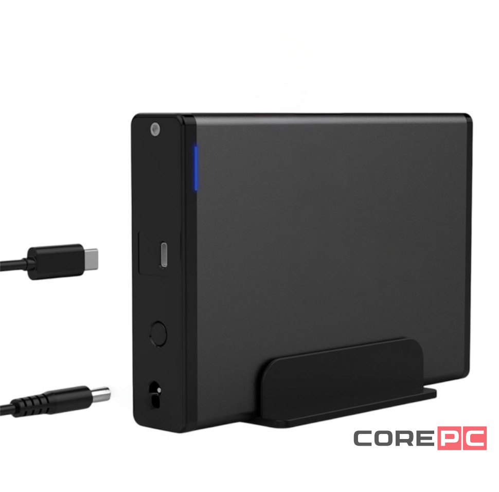 Внешний корпус для HDD/SSD Sata 3.5 Orico 7688C3 USB-C3.1 черный