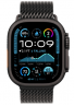 Apple Watch Ultra 2 (2024) 49mm Black Titanium Case with Black Titanium Milanese Loop (S)