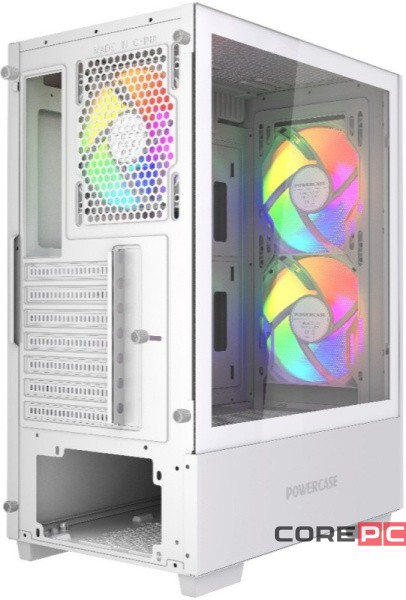 Компьютерный корпус Powercase Mistral AY3W ARGB TG White (CMAYW-A3)