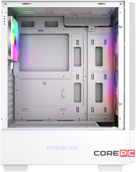 Компьютерный корпус Powercase Mistral AY3W ARGB TG White (CMAYW-A3)
