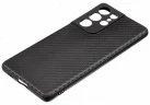 Чехол-накладка PiBlue Flagship Case для Samsung Galaxy S22+ (карбоновый в полоску черно-серый)