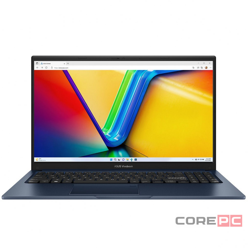 Asus VivoBook 15 X1504VA-BQ312 (Blue) / i3 1315U / 16Gb / 256Gb SSD / Int / no / 15,6" 1920x1080 IPS / Win11Pro/ 1.9