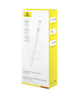 Стилус Baseus Smooth Writing III 3 в 1 para IOS/Android/PC (P80080804213-00) (белый)