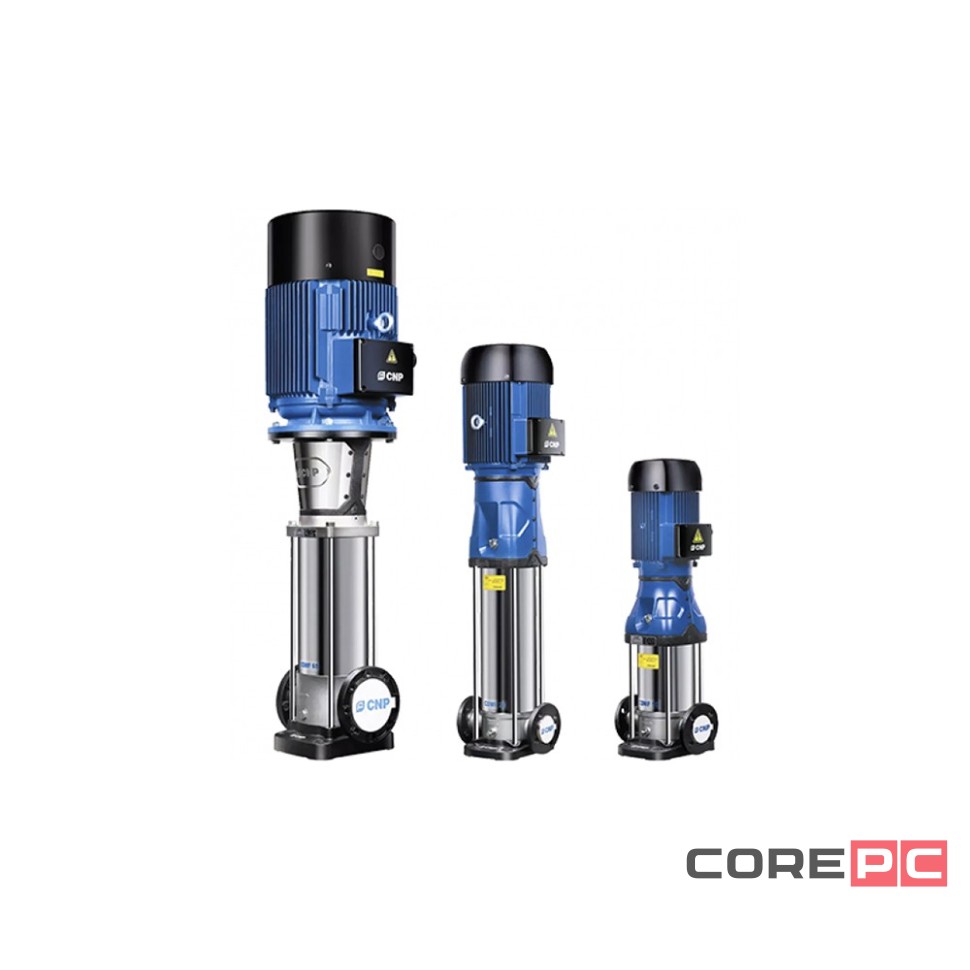Насос вертикал.многоступ. CNP CDM10-19, 7.5 кВт, станд. фланец, 3х380В, 50 Гц, чугун, 120 С