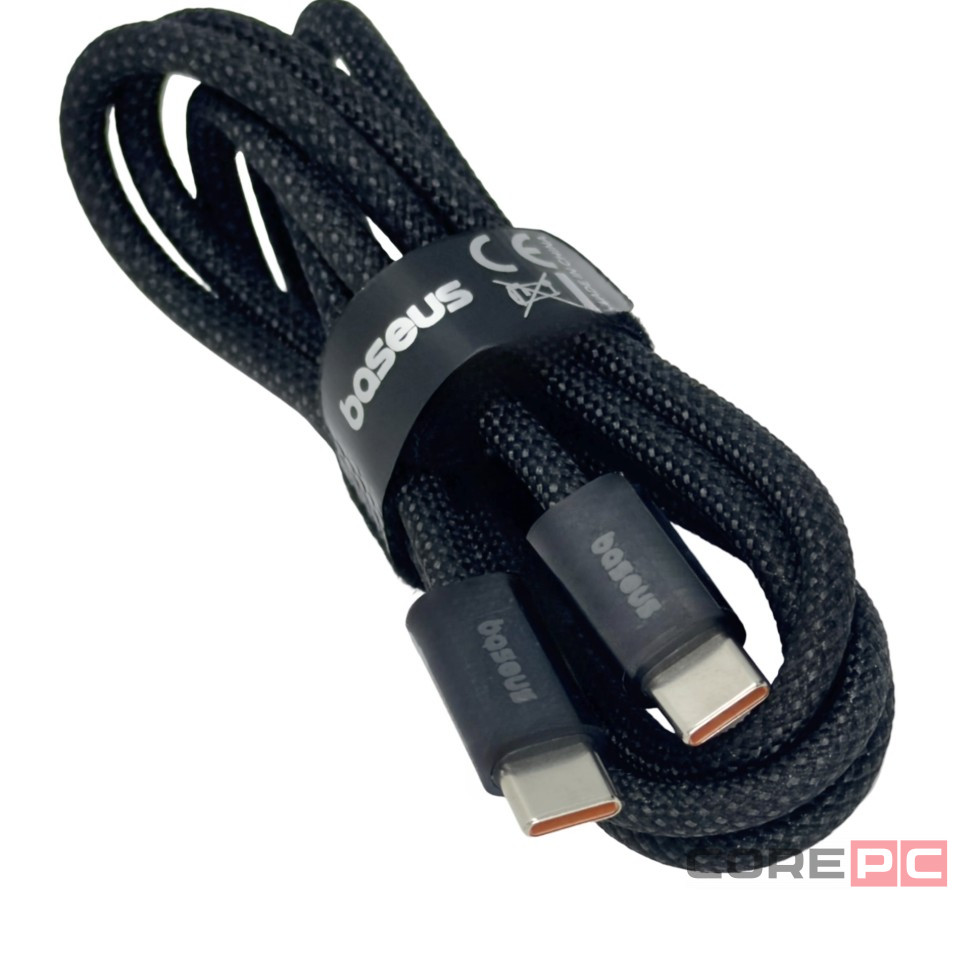 Сетевое зар. устр. Baseus GaN5 Mini 1C кабель Type-C на Type-C 25W P10110909113-01 черное