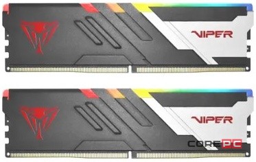 Оперативная память 32 Gb 6400 MHz PATRIOT VIPER VENOM RGB (PVVR532G640C32K)