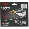 Оперативная память 32 Gb 6400 MHz PATRIOT VIPER VENOM RGB (PVVR532G640C32K)