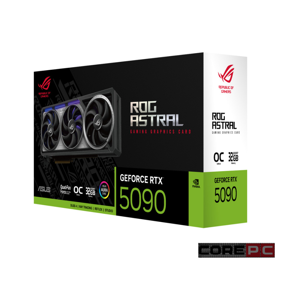 Видеокарта ASUS (ROG-ASTRAL-RTX5090-O32G-GAMING) GeForce RTX 5090 32GB GAMING OC (90YV0LW0-M0NA00)