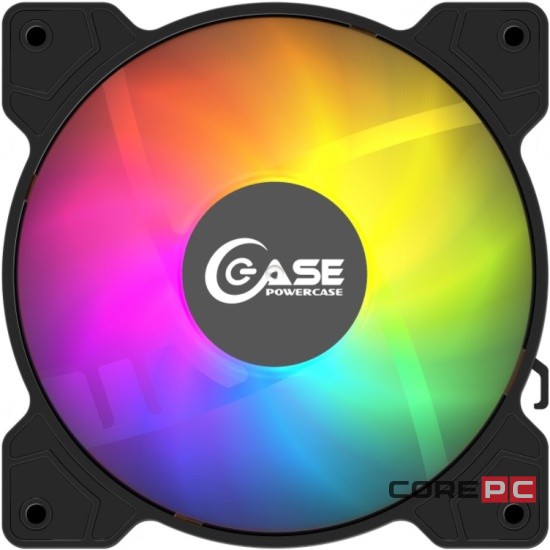 Вентилятор для корпуса Powercase (M2_6P) ARGB Black