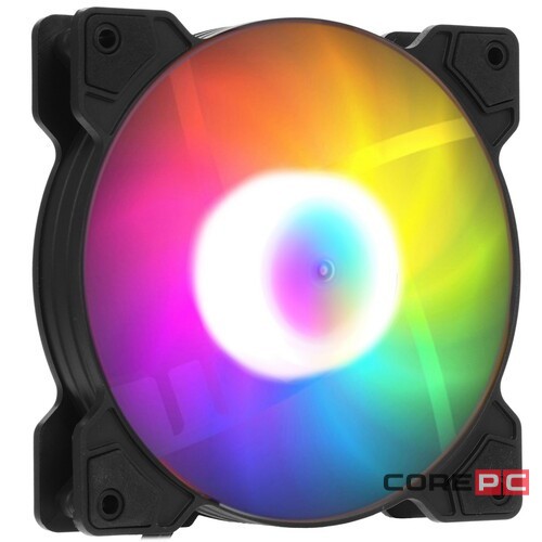 Вентилятор для корпуса Powercase (M2_6P) ARGB Black