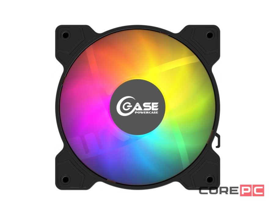 Вентилятор для корпуса Powercase (M2_6P) ARGB Black