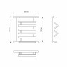Водяной полотенцесушитель MIXLINE Серия СИМПЛ ПM3 ML-556333, нержавеющая сталь, пм-образная форма