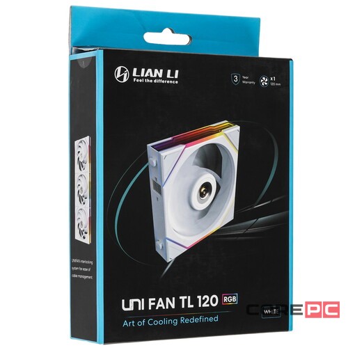 Вентилятор для корпуса Lian Li UNI FAN TL LED 120 ARGB White (G99.12TL1W.R0)