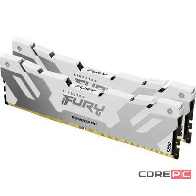 Оперативная память 64 Gb 6400 MHz Kingston FURY Renegade Silver/White (KF564C32RWK2-64)