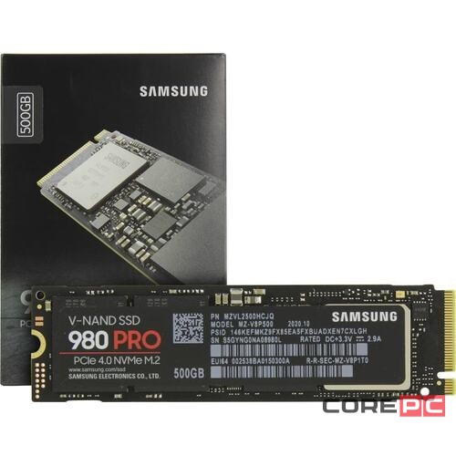 Твердотельный накопитель Samsung 500 Gb 980 PRO MZ-V8P500BW