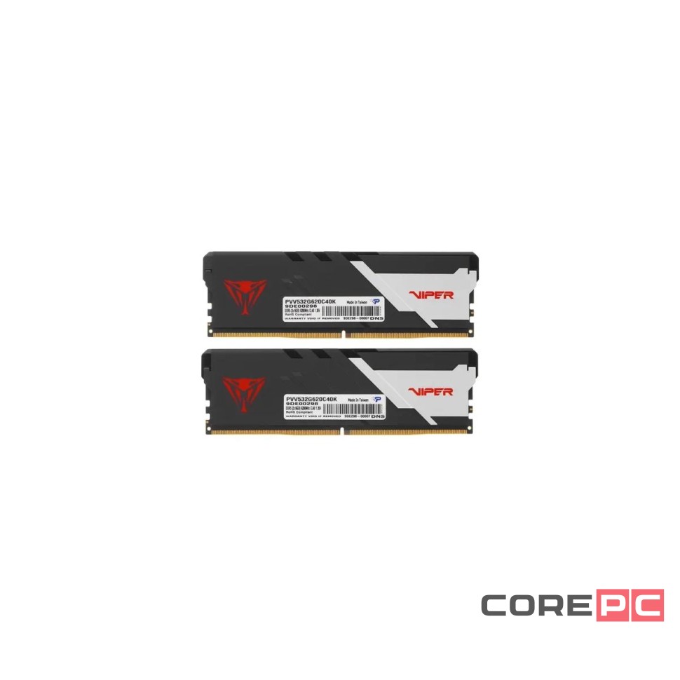 Оперативная память 32 Gb 6200 MHz PATRIOT VIPER VENOM (PVV532G620C40K)
