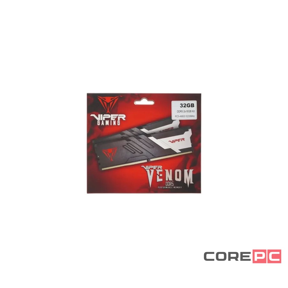Оперативная память 32 Gb 6200 MHz PATRIOT VIPER VENOM (PVV532G620C40K)