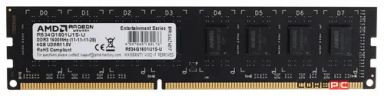 Оперативная память 4 Gb 1600 MHz AMD R3 VALUE SERIES Black (R534G1601U1S-UO)