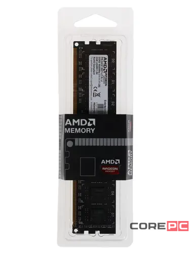 Оперативная память 4 Gb 1600 MHz AMD R3 VALUE SERIES Black (R534G1601U1S-UO)