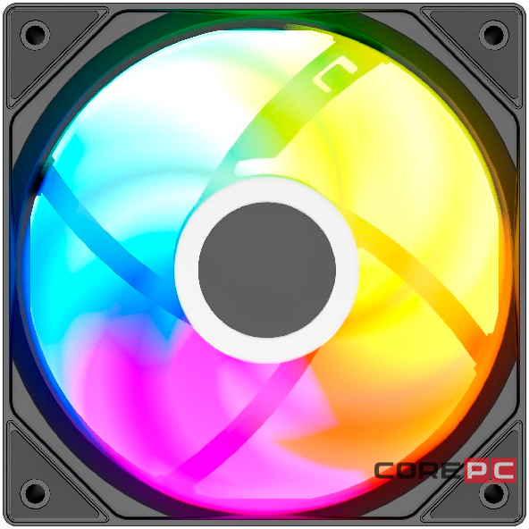 Вентилятор для корпуса Powercase (M53-12 ARGB) Black