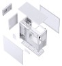 Компьютерный корпус JONSBO D41 STD SC TG White