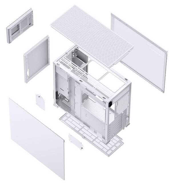 Компьютерный корпус JONSBO D41 STD SC TG White