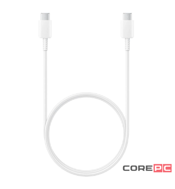 Кабель Samsung Type-C/Type-C 5А 1.0m (белый) (EP-DN975)