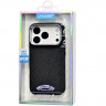 Накладка для i-Phone 17 Pro J-Case Carbon Fiber черный