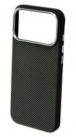 Накладка для i-Phone 17 Pro J-Case Carbon Fiber черный
