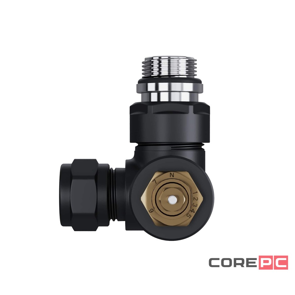 Набор термостатический трехосевой Royal Thermo Design Pro 15мм М30х1,5 (Черный)