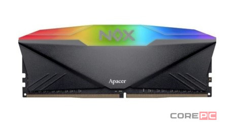 Оперативная память 8 Gb 3200 MHz Apacer NOX Black (AH4U08G32C28YMBAA-1)