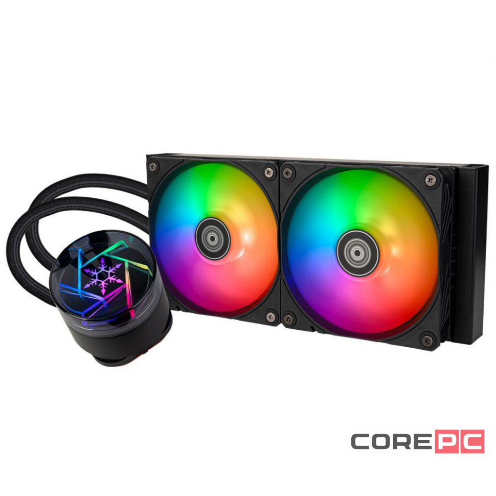 Система жидкостного охлаждения для процессора Silverstone ARGB Black SST-NP240-ARGB (G53NP240ARGB020)