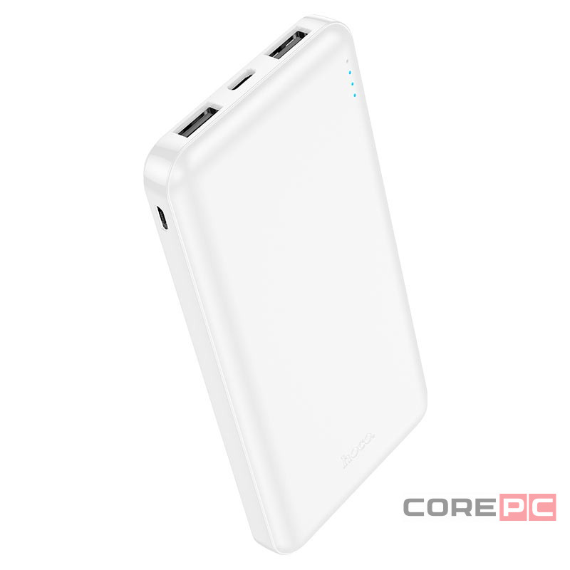 Powerbank Hoco J100 10000mAh 2USB 2.1A белый