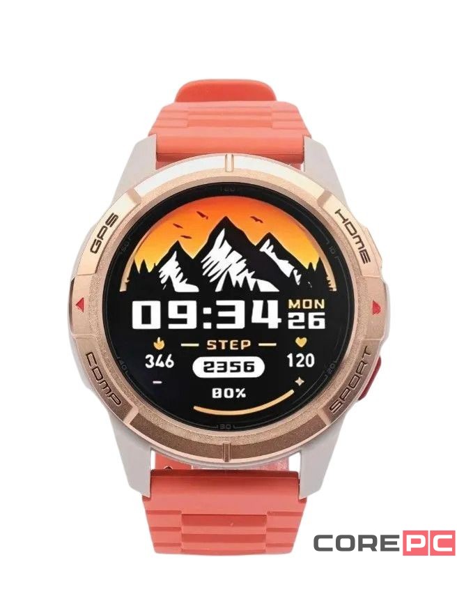 Умные часы Xiaomi Mibro GS Active (XPAW016) c русским языком + 2 ремешка золотой