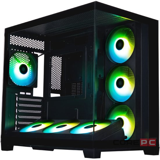 Компьютерный корпус XASTRA QW500 7ARGB-FC-C6-UC Black (QW500-2FA36A-1FC12-C6-UC)