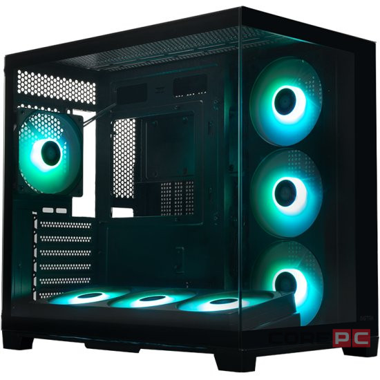 Компьютерный корпус XASTRA QW500 7ARGB-FC-C6-UC Black (QW500-2FA36A-1FC12-C6-UC)