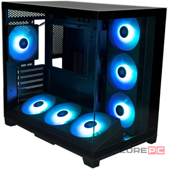 Компьютерный корпус XASTRA QW500 7ARGB-FC-C6-UC Black (QW500-2FA36A-1FC12-C6-UC)