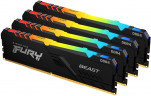 Оперативная память 128 Gb 3200 MHz Kingston FURY Beast Black RGB (KF432C16BB2AK4/128)