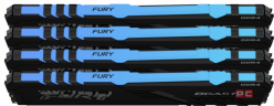 Оперативная память 128 Gb 3200 MHz Kingston FURY Beast Black RGB (KF432C16BB2AK4/128)